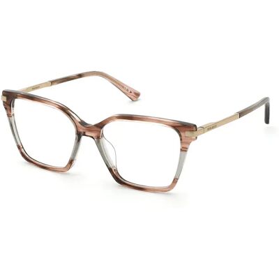 Nina Ricci Occhiali Da Donna Vnr30 Butterfly Shiny Striped Pink 140/52 mm Nina Ricci Occhiali Da Donna Vnr30 Butterfly Shiny Striped Pink 140/52 mm