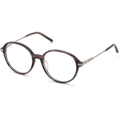 Nina Ricci Occhiali Da Donna Vnr31 Rounded Brown W / Violet Striped 140/51 mm Nina Ricci Occhiali Da Donna Vnr31 Rounded Brown W / Violet Striped 140/51 mm