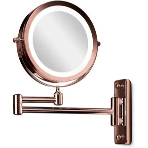 Gillian Jones Specchio Per Il Trucco Double Sided Wall Led-x1/x10 Kobber Copper One Size Gillian Jones Specchio Per Il Trucco Double Sided Wall Led-x1/x10 Kobber Copper One Size