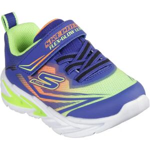 Skechers Sneaker Flex Glow Ultra Narrow Blue Synthetic / Lime / Orange Textile / Orange Trim EU 22 Skechers Sneaker Flex Glow Ultra Narrow Blue Synthetic / Lime / Orange Textile / Orange Trim EU 22
