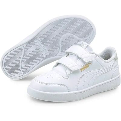 Sneaker Shuffle Velcro Ps Puma White / Puma White / Gray Violet / Puma Team EU 31 Sneaker Shuffle Velcro Ps Puma White / Puma White / Gray Violet / Puma Team EU 31