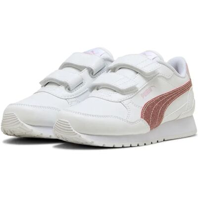 Scarpe Puma V4 Bianche con Velcro per Ragazza Scarpe Puma V4 Bianche con Velcro per Ragazza