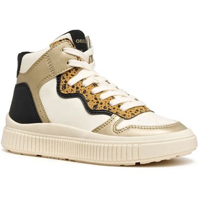 Geox Sneaker Laquinny Light Ivory / Platinum EU 28 Geox Sneaker Laquinny Light Ivory / Platinum EU 28