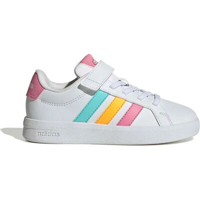 Adidas Scarpe Da Ginnastica Per Bambini Grand Court 3.0 Ftwr White / Bliss Pink / Lucid Tangerine EU 29 Adidas Scarpe Da Ginnastica Per Bambini Grand Court 3.0 Ftwr White / Bliss Pink / Lucid Tangerine EU 29