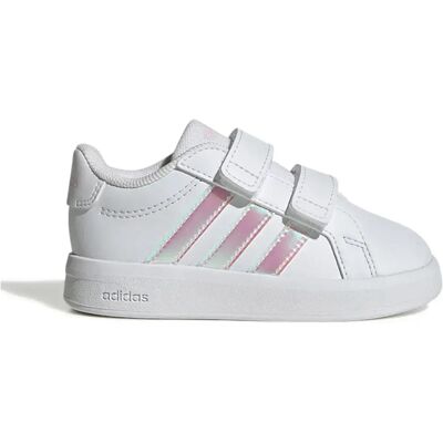 Adidas Scarpe Da Ginnastica Per Neonati Grand Court 3.0 Ftwr White / Iridescent / Ftwr White EU 27 Adidas Scarpe Da Ginnastica Per Neonati Grand Court 3.0 Ftwr White / Iridescent / Ftwr White EU 27