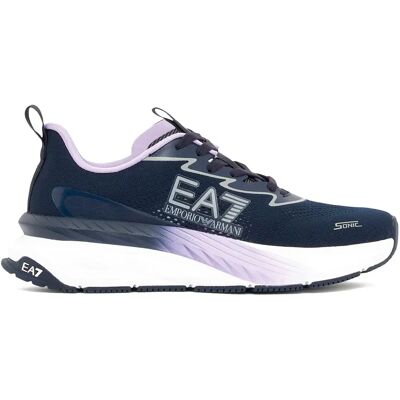 Ea7 Emporio Armani Sneaker Crusher Sonic Mesh 2.0 Sky Captain / Lavender / Silver EU 43 1/3 Ea7 Emporio Armani Sneaker Crusher Sonic Mesh 2.0 Sky Captain / Lavender / Silver EU 43 1/3