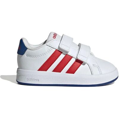 Adidas Scarpe Da Ginnastica Per Neonati Grand Court 3.0 Ftwr White / Team Royal Blue / Better Scarlet EU 27 Adidas Scarpe Da Ginnastica Per Neonati Grand Court 3.0 Ftwr White / Team Royal Blue / Better Scarlet EU 27