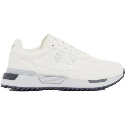 Ea7 Emporio Armani Sneaker Vintage Running Pu Off White / Silver EU 43 1/3 Ea7 Emporio Armani Sneaker Vintage Running Pu Off White / Silver EU 43 1/3
