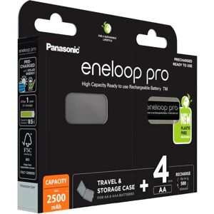 Panasonic Batterie Ricaricabili Eneloop Pro Black One Size Panasonic Batterie Ricaricabili Eneloop Pro Black One Size