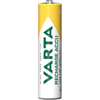 Varta 56613101404 Batteria Ricaricabile - AA, 800mAh, Blu/Verde Varta 56613101404 Batteria Ricaricabile - AA, 800mAh, Blu/Verde