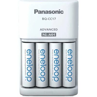 Eneloop Caricabatterie Bq-cc17/+aa Aa White One Size Eneloop Caricabatterie Bq-cc17/+aa Aa White One Size