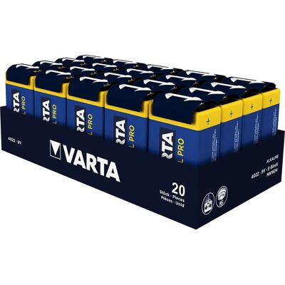 Varta Batteria Alcalina Industrial Lr61 9v Blue / Yellow One Size Varta Batteria Alcalina Industrial Lr61 9v Blue / Yellow One Size