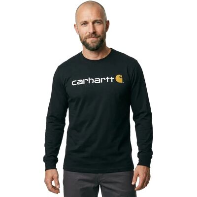 Carhartt Maglietta A Maniche Lunghe Emea Core Logo Black M Carhartt Maglietta A Maniche Lunghe Emea Core Logo Black M