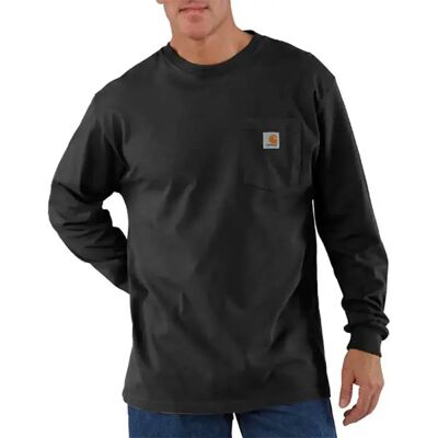 Carhartt Maglietta A Maniche Lunghe K126 Pocket Loose Fit Black S Carhartt Maglietta A Maniche Lunghe K126 Pocket Loose Fit Black S