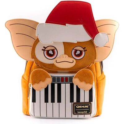 Loungefly Zaino Gremlins Gizmo Natale 26 Cm White / Brown One Size Loungefly Zaino Gremlins Gizmo Natale 26 Cm White / Brown One Size