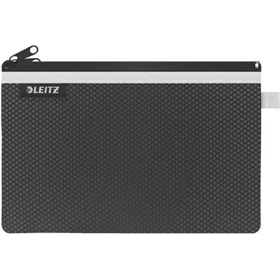 Leitz Borsa Da Toilette Wow Nylon Two Pockets Travel 23x15 Cm Black One Size Leitz Borsa Da Toilette Wow Nylon Two Pockets Travel 23x15 Cm Black One Size