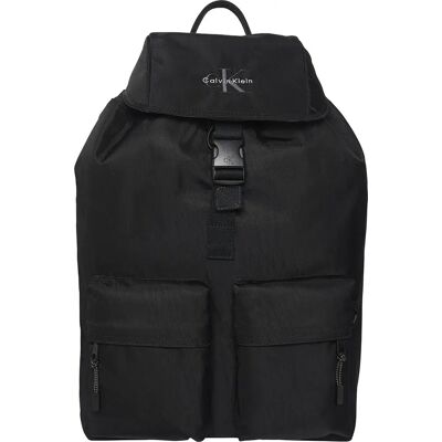 Calvin Klein Zaino Bold Flap Black One Size Calvin Klein Zaino Bold Flap Black One Size