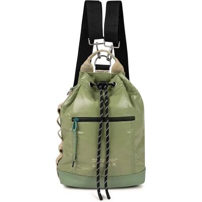 Munich Zaino Deep Recycled Drawstring Khaki One Size Munich Zaino Deep Recycled Drawstring Khaki One Size