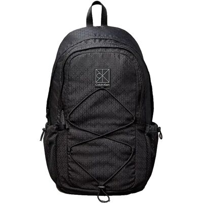 Calvin Klein Zaino Utility Emblem Bungee Black One Size Calvin Klein Zaino Utility Emblem Bungee Black One Size
