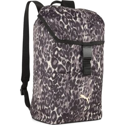 Zaino Da Donna Pop Small 12.5l Puma Black / Leopard Aop One Size Zaino Da Donna Pop Small 12.5l Puma Black / Leopard Aop One Size