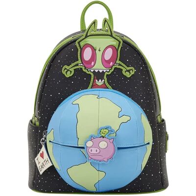 Loungefly Zaino Invader Zim Glow Green / Black / Purple One Size Loungefly Zaino Invader Zim Glow Green / Black / Purple One Size