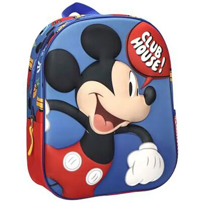 Zaino Junior 3d Mickey Disney 30 Cm Multicolor One Size Zaino Junior 3d Mickey Disney 30 Cm Multicolor One Size