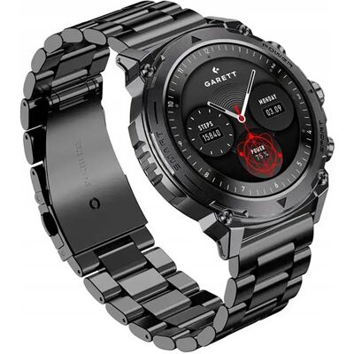Garett Smartwatch Atom Black Steel One Size Garett Smartwatch Atom Black Steel One Size