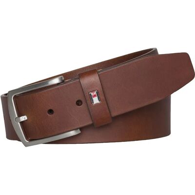 Tommy Hilfiger Cintura New Denton 0 Mm Dark Tan 105 cm Tommy Hilfiger Cintura New Denton 0 Mm Dark Tan 105 cm