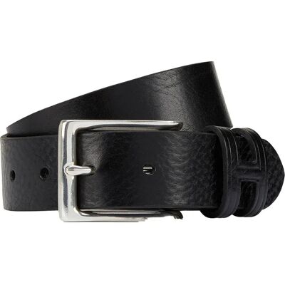 Hackett Cintura Di Pelle Tack Stitch H Keeper Black 34 Hackett Cintura Di Pelle Tack Stitch H Keeper Black 34