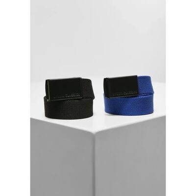 Urban Classics Cintura Uck305 2 Unità Black / Blue One Size Urban Classics Cintura Uck305 2 Unità Black / Blue One Size