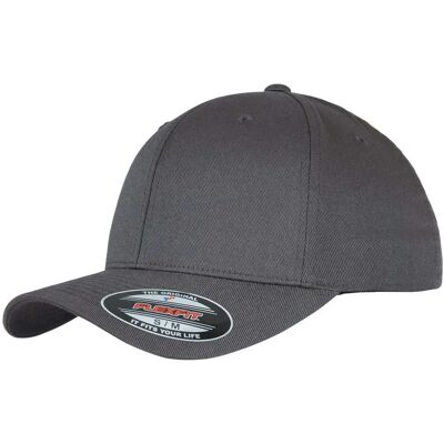 Flexfit Cappellino Con Visiera Wooly Combed Dark Grey / Dark Grey S-M Flexfit Cappellino Con Visiera Wooly Combed Dark Grey / Dark Grey S-M