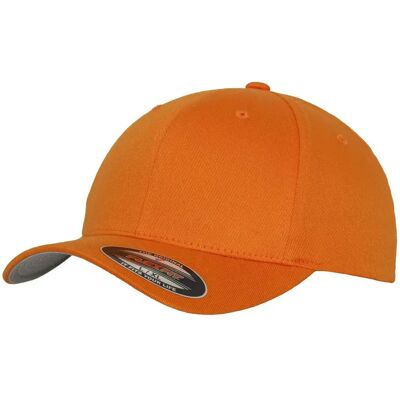 Flexfit Cappellino Con Visiera Wooly Combed Orange One Size Flexfit Cappellino Con Visiera Wooly Combed Orange One Size