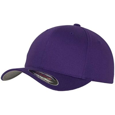 Flexfit Cappellino Con Visiera Wooly Combed Purple 2XL Flexfit Cappellino Con Visiera Wooly Combed Purple 2XL