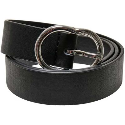 Urban Classics Cintura Small Ring Black / Silver XL Urban Classics Cintura Small Ring Black / Silver XL