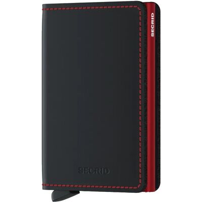 Secrid Portafoglio Sm Black / Red One Size Secrid Portafoglio Sm Black / Red One Size