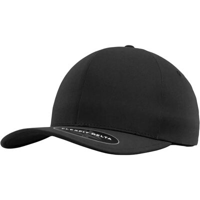 Flexfit Cappellino Con Visiera Delta Black S-M Flexfit Cappellino Con Visiera Delta Black S-M
