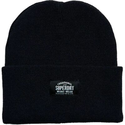 Superdry Berrretto Classic Knitted New Jet Black 37-41 cm Superdry Berrretto Classic Knitted New Jet Black 37-41 cm