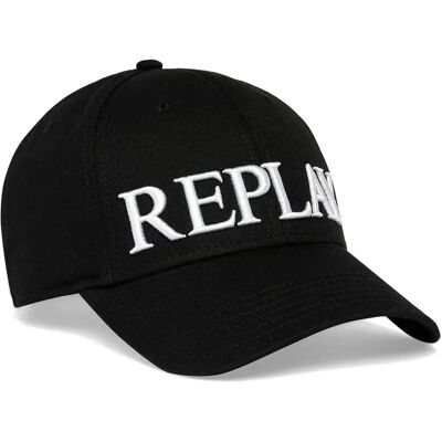 Replay Cappellino Con Visiera Ax4308.001.a0113 Black One Size Replay Cappellino Con Visiera Ax4308.001.a0113 Black One Size