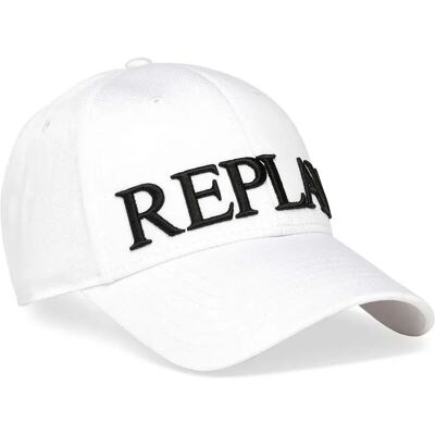 Replay Cappellino Con Visiera Ax4308.001.a0113 Optical White One Size Replay Cappellino Con Visiera Ax4308.001.a0113 Optical White One Size