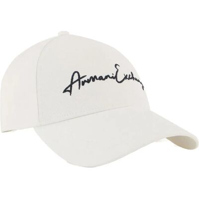 Armani Exchange Cappellino Da Baseball 9522_cc516 Optical White / Deep Navy One Size Armani Exchange Cappellino Da Baseball 9522_cc516 Optical White / Deep Navy One Size