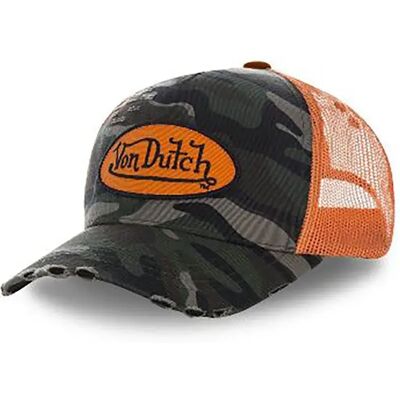 Von Dutch Cappellino Con Visiera Camo06b Camo / Orange One Size Von Dutch Cappellino Con Visiera Camo06b Camo / Orange One Size