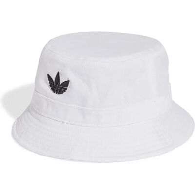 Adidas Originals Cappello A Secchiello Adicolor Trefoil White 56 cm Adidas Originals Cappello A Secchiello Adicolor Trefoil White 56 cm