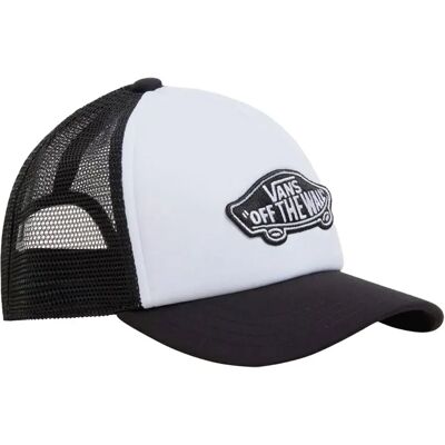 Vans Cappellino Junior Classic Patch Curved Bill Trucker Black / White One Size Vans Cappellino Junior Classic Patch Curved Bill Trucker Black / White One Size