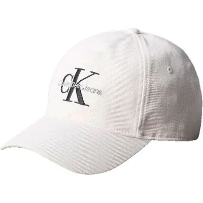 Calvin Klein Jeans Cappellino Con Visiera Monologo Embroidery Baseball Bright White One Size Calvin Klein Jeans Cappellino Con Visiera Monologo Embroidery Baseball Bright White One Size