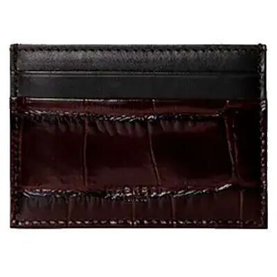 Hackett Portafoglio Croc Cardholder Brown One Size Hackett Portafoglio Croc Cardholder Brown One Size