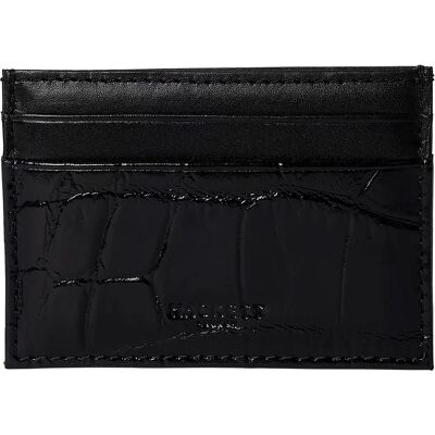 Hackett Portafoglio Croc Cardholder Black One Size Hackett Portafoglio Croc Cardholder Black One Size