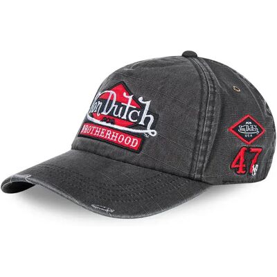 Von Dutch Cappellino Con Visiera Jackbrb2 Grey One Size Von Dutch Cappellino Con Visiera Jackbrb2 Grey One Size