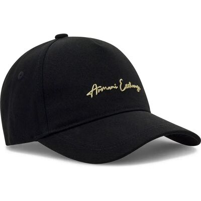Armani Exchange Cappellino Da Baseball Xw000956_af1388 Black / Gold One Size Armani Exchange Cappellino Da Baseball Xw000956_af1388 Black / Gold One Size