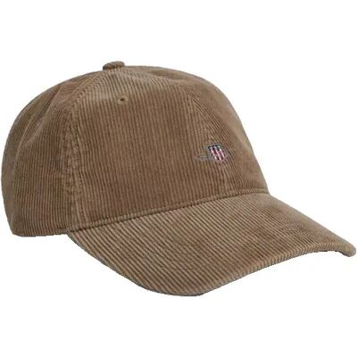 Gant Cappellino Con Visiera Shield Cord Warm Khaki One Size Gant Cappellino Con Visiera Shield Cord Warm Khaki One Size
