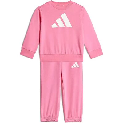 Adidas Joggers Essentials Pink Fusion / White 3-4 Anni Adidas Joggers Essentials Pink Fusion / White 3-4 Anni